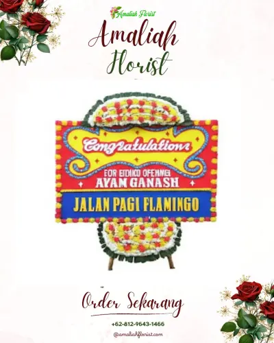 Bunga Papan Congratulation di Sawahgede